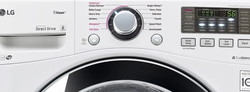 معانی کلمات روی ماشین لباسشویی