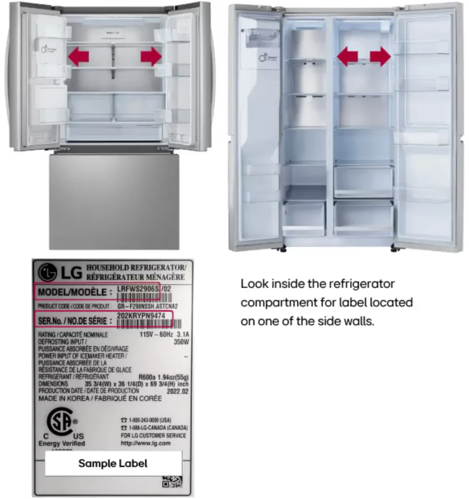 تشخیص یخچال ال جی اصل از تقلبی